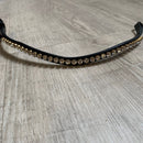 QHP Stirnband Dianthus, Schwarz/Silber