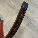 Rider Pro Stirnband Deluxe Silver Ch., Braun