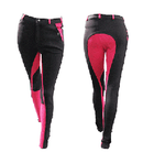 HB Reithose Kitty Child, Schwarz/Rosa