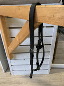 Gelbes Kopfstück mit Backenstücken, Schwarz